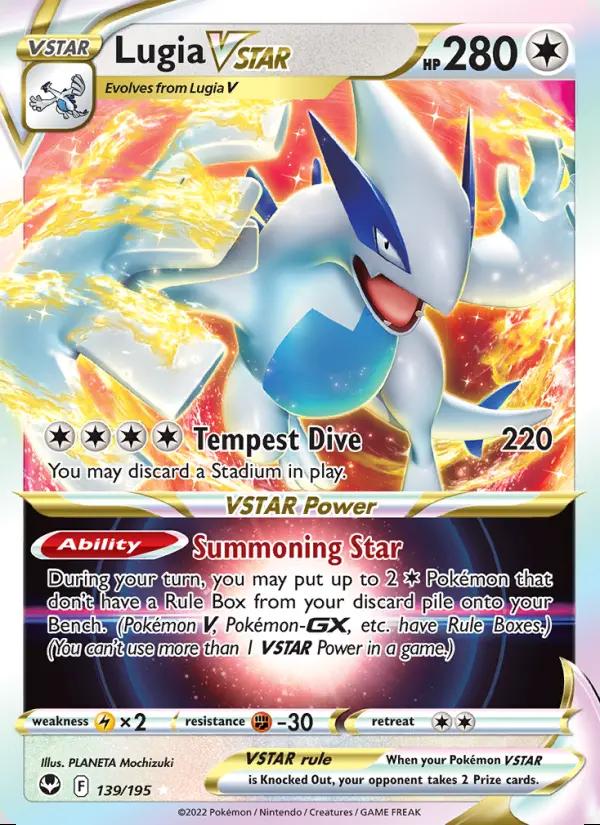 Image of Lugia VSTAR Silver Tempest (SIT) #139