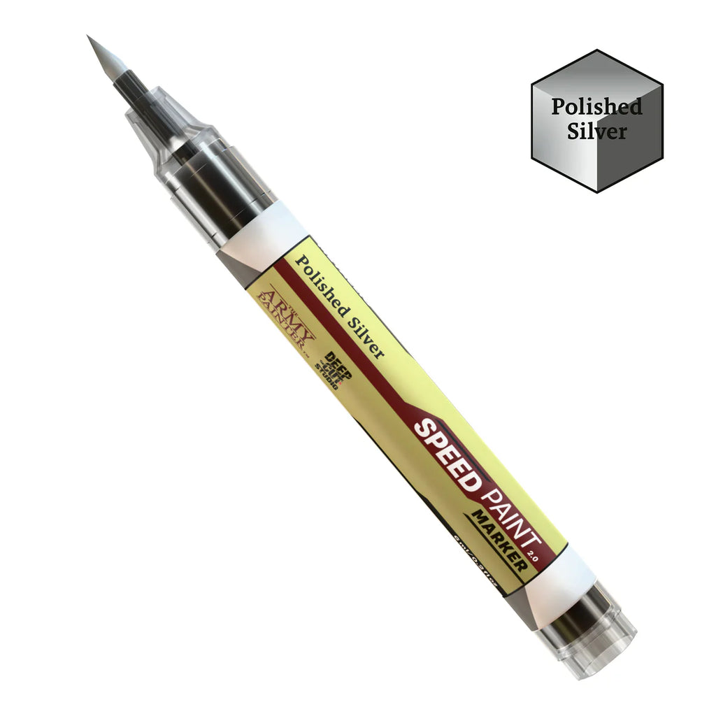 Army Painter - Speedpaint Marker: Polished Silver