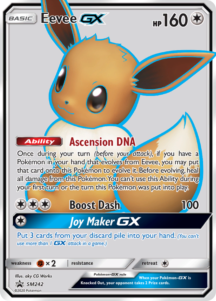 Eevee-GX #SM242 Sun & Moon Promos en
