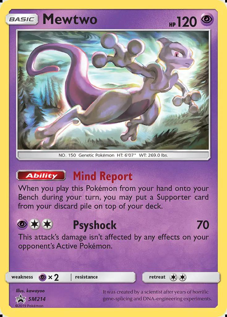 Image of Mewtwo Sun and Moon Promos (SMP) #SM214