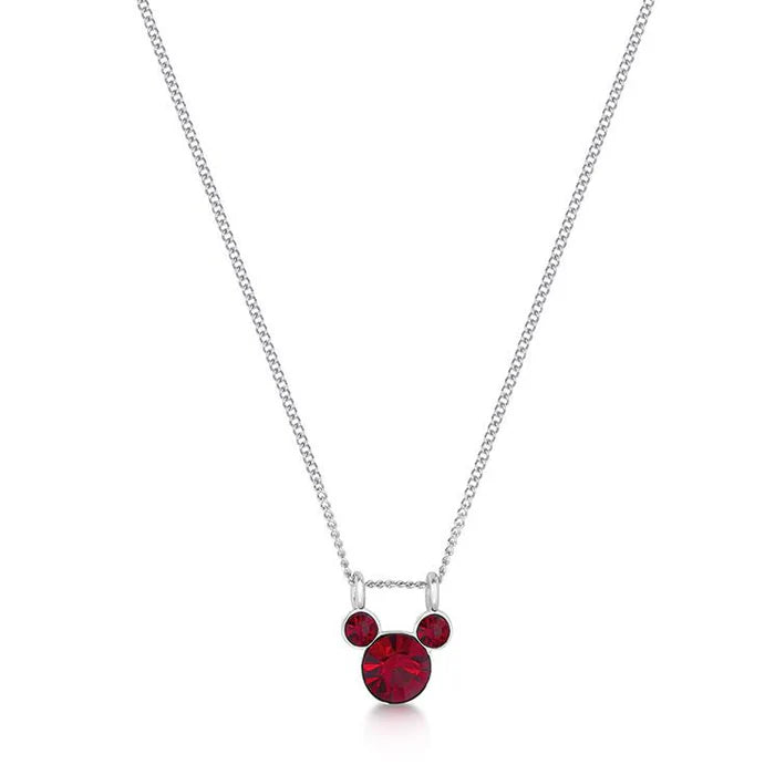Disney Slat pack range Mickey January birthstone necklace - Couture Kingdom - Pop Culture Larrikin 
