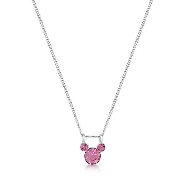 Disney Slat pack range Mickey October birthstone necklace - Couture Kingdom - Pop Culture Larrikin 