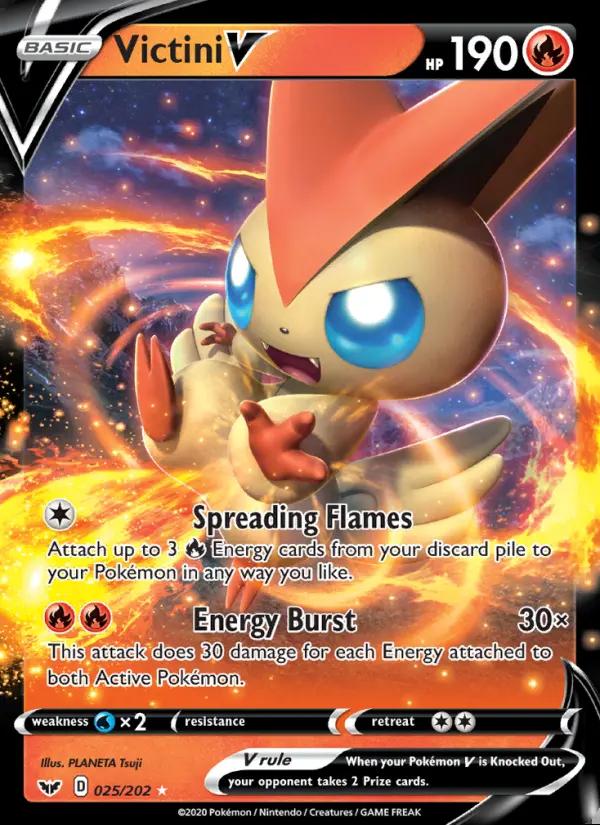 Image of Victini V Sword and Shield (SSH) #025
