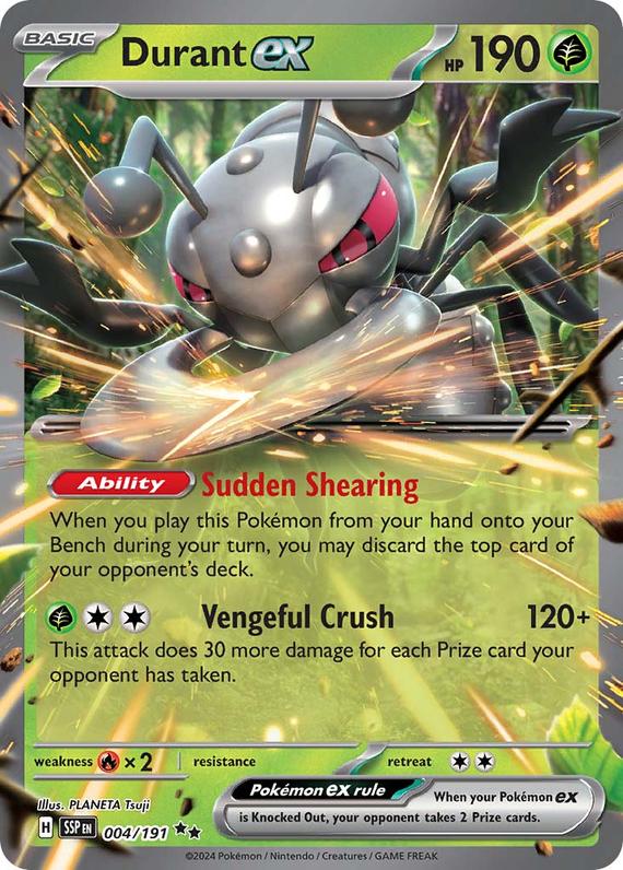 Image of Durant ex Surging Sparks (SSP) #004