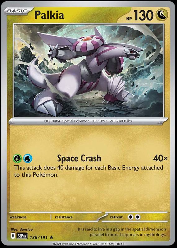 Image of Palkia Surging Sparks (SSP) #136