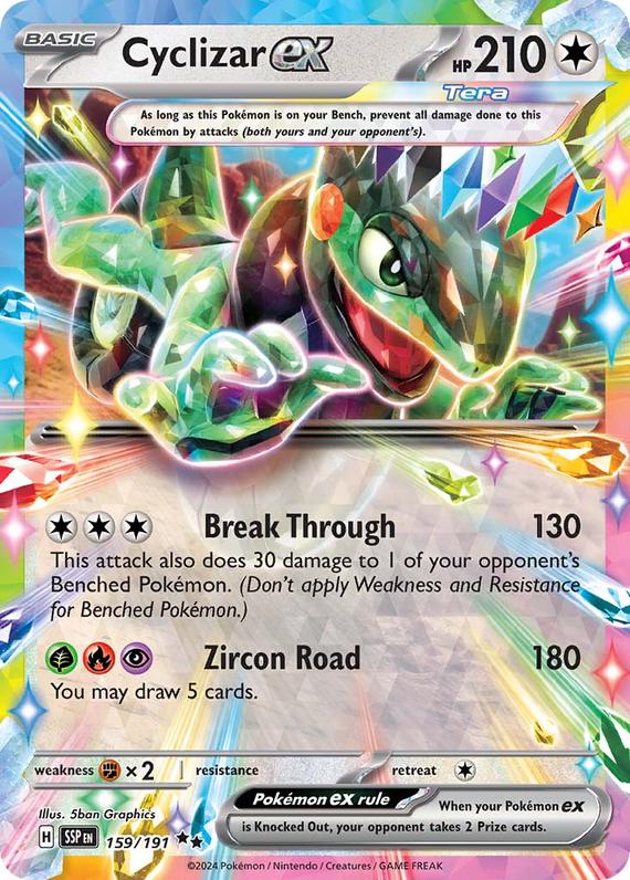Image of Cyclizar ex Surging Sparks (SSP) #159