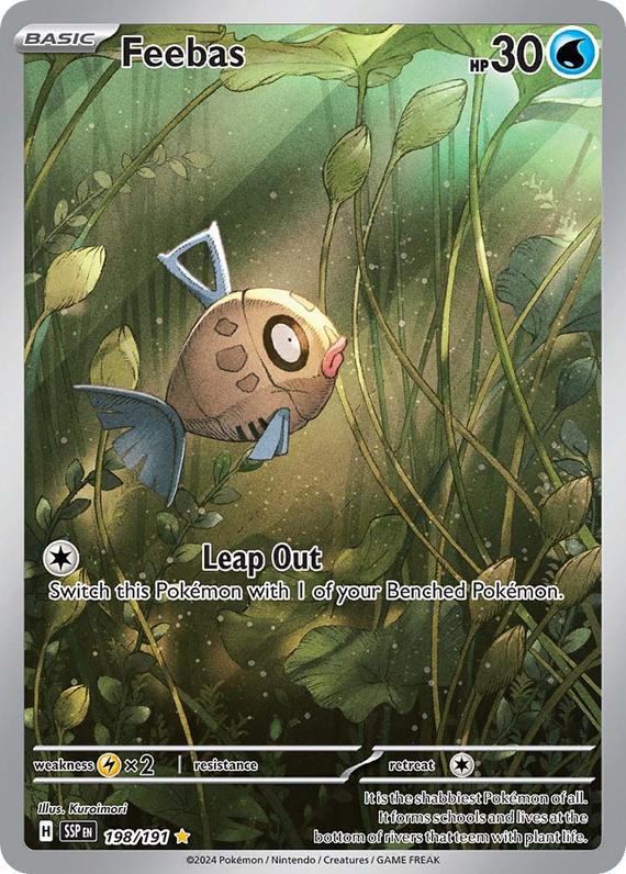 Image of Feebas Surging Sparks (SSP) #198