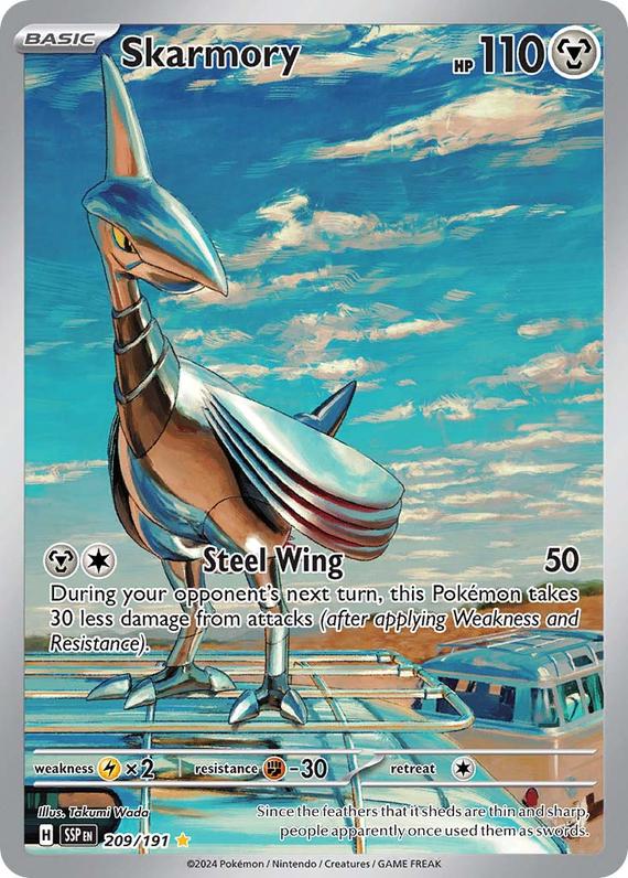 Image of Skarmory Surging Sparks (SSP) #209