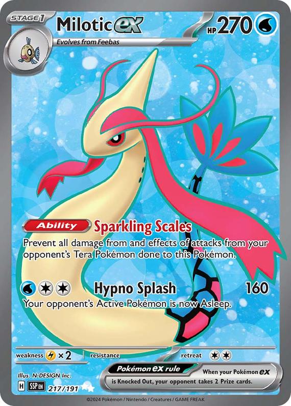 Image of Milotic ex Surging Sparks (SSP) #217
