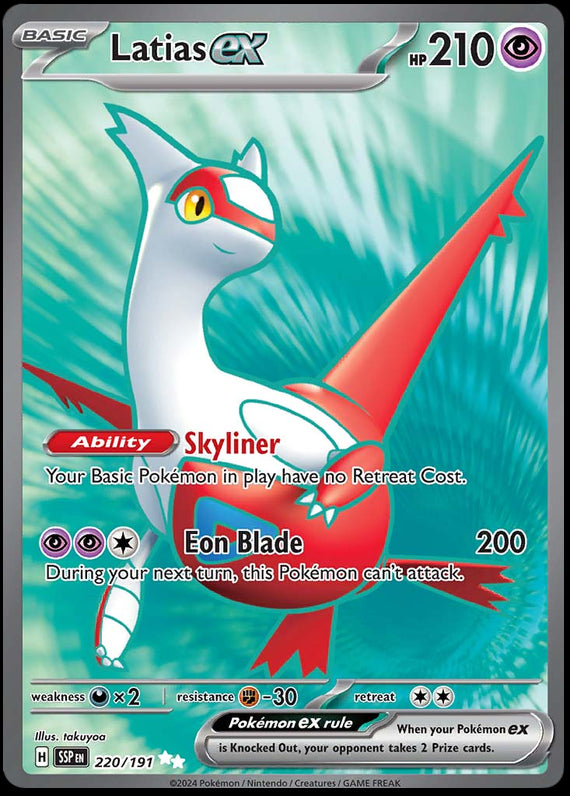 Image of Latias ex Surging Sparks (SSP) #220