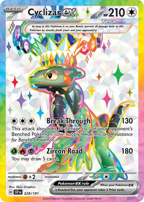 Image of Cyclizar ex Surging Sparks (SSP) #228