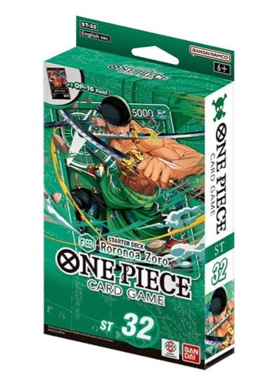 One Piece Card Game: Starter Deck GREEN - Roronoa Zoro [ST-32]