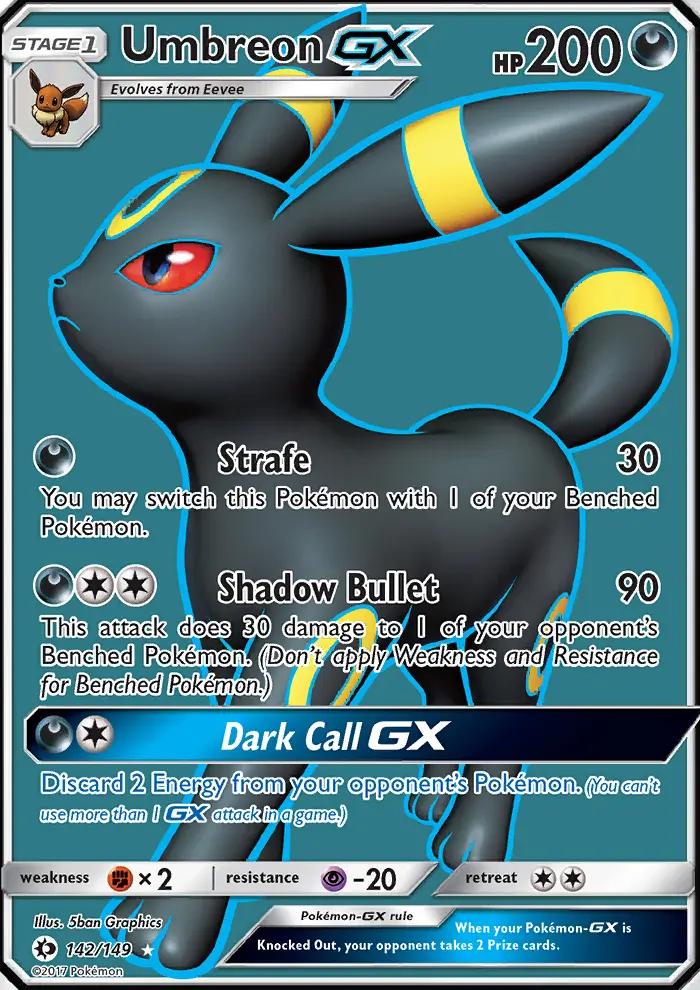 Image of Umbreon-GX Sun and Moon (SUM) #142