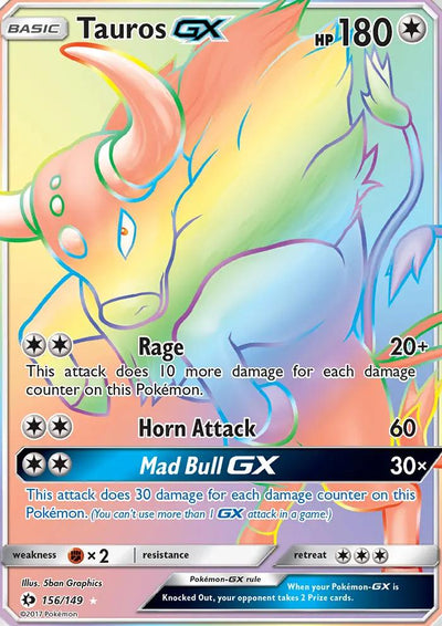 Image of Tauros-GX Sun and Moon (SUM) #156