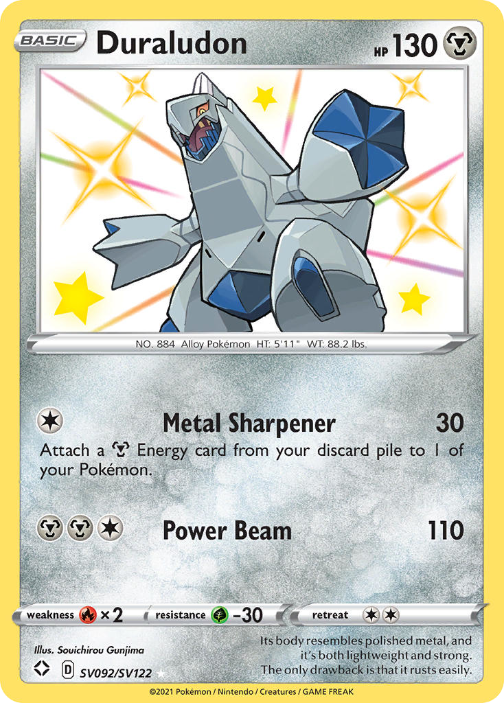 Duraludon #SV092 Shining Fates en