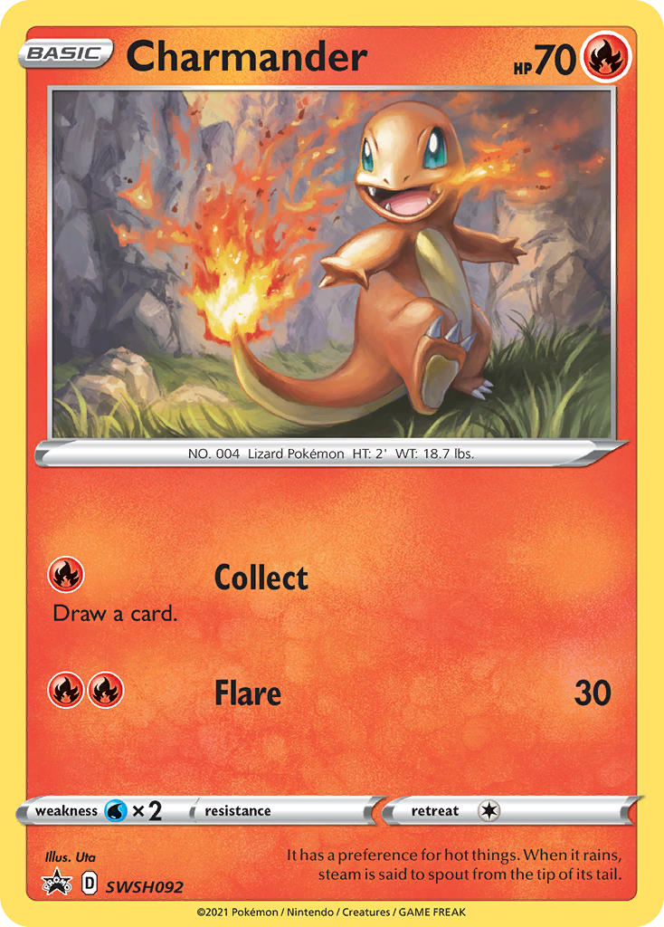 Charmander #SWSH092 Sword & Shield Promos en