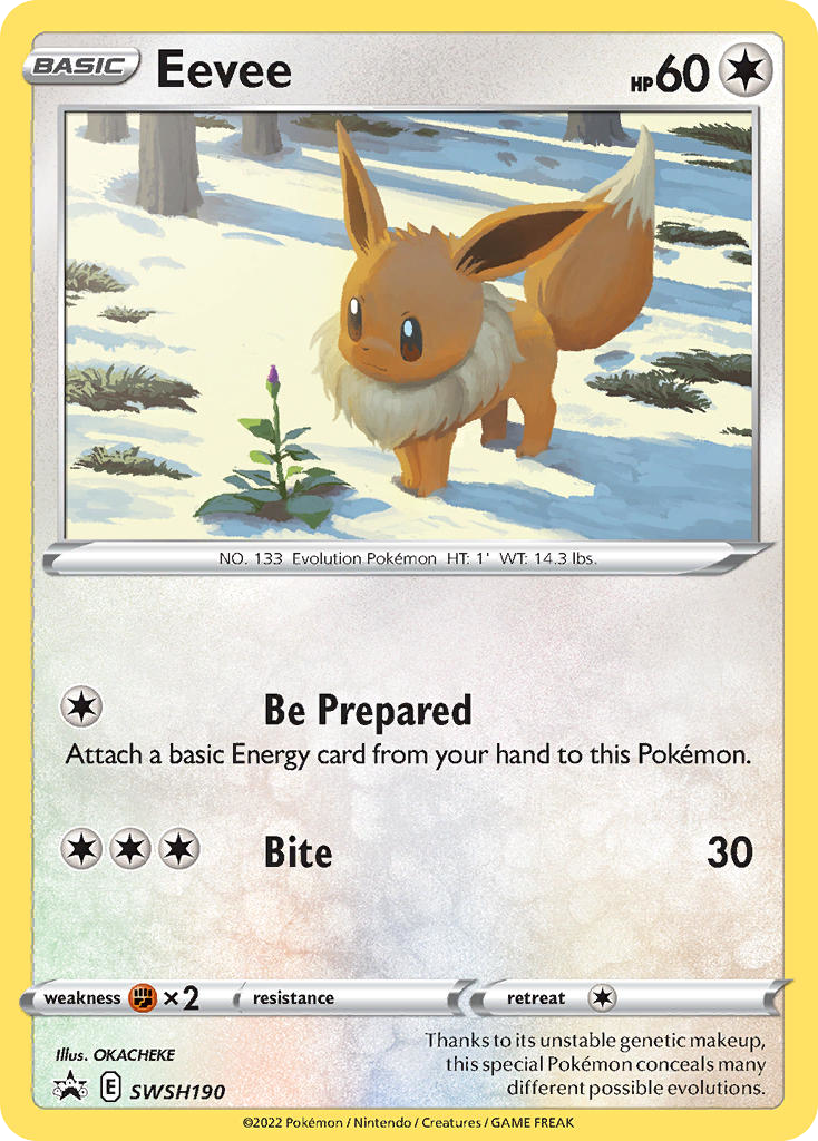 Eevee #SWSH190 Sword & Shield Promos en