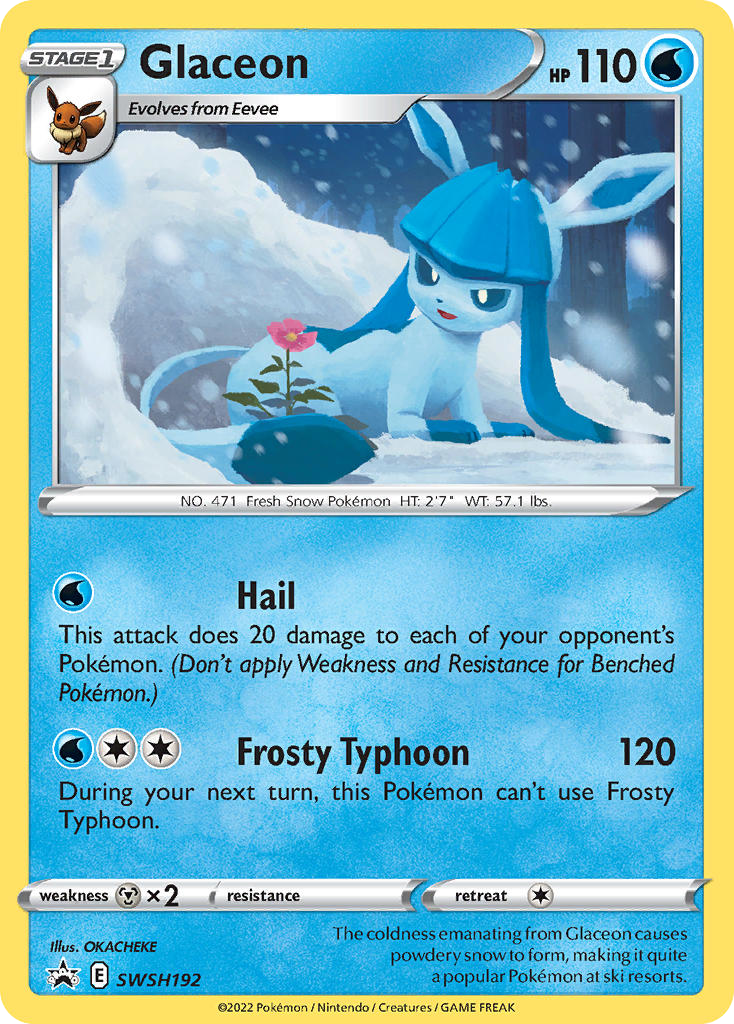 Glaceon #SWSH192 Sword & Shield Promos en