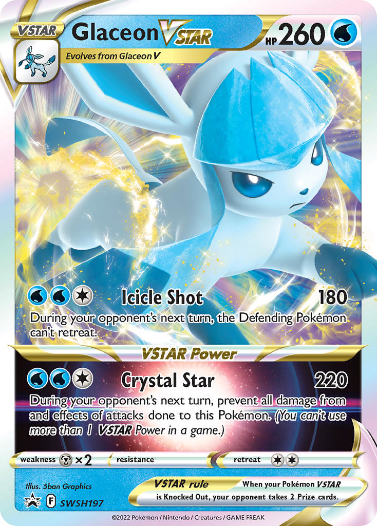 Glaceon VSTAR #SWSH197 Sword & Shield Promos en
