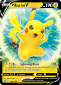 Pikachu V #SWSH198 Sword & Shield Promos en