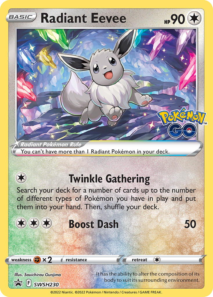 Radiant Eevee #SWSH230 Sword & Shield Promos en