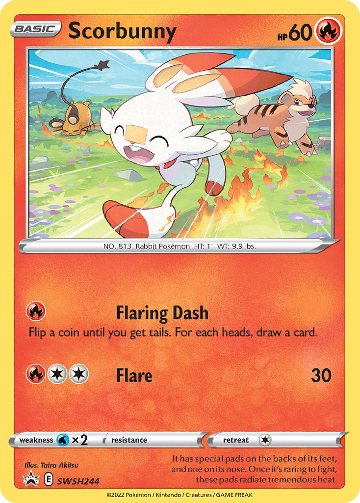 Scorbunny #SWSH244 Sword & Shield Promos en