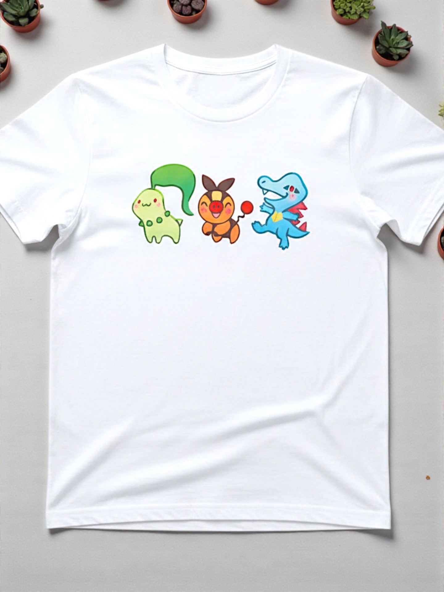 Local Artist Pok3-Starters Set Tee Shirt- @ashalind.draws