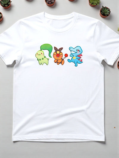 Local Artist Pok3-Starters Set Tee Shirt- @ashalind.draws
