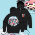 Image of POKER:Mon Slow Hoodie Black - Luck of Kings Apparel - Pop Culture Larrikin 