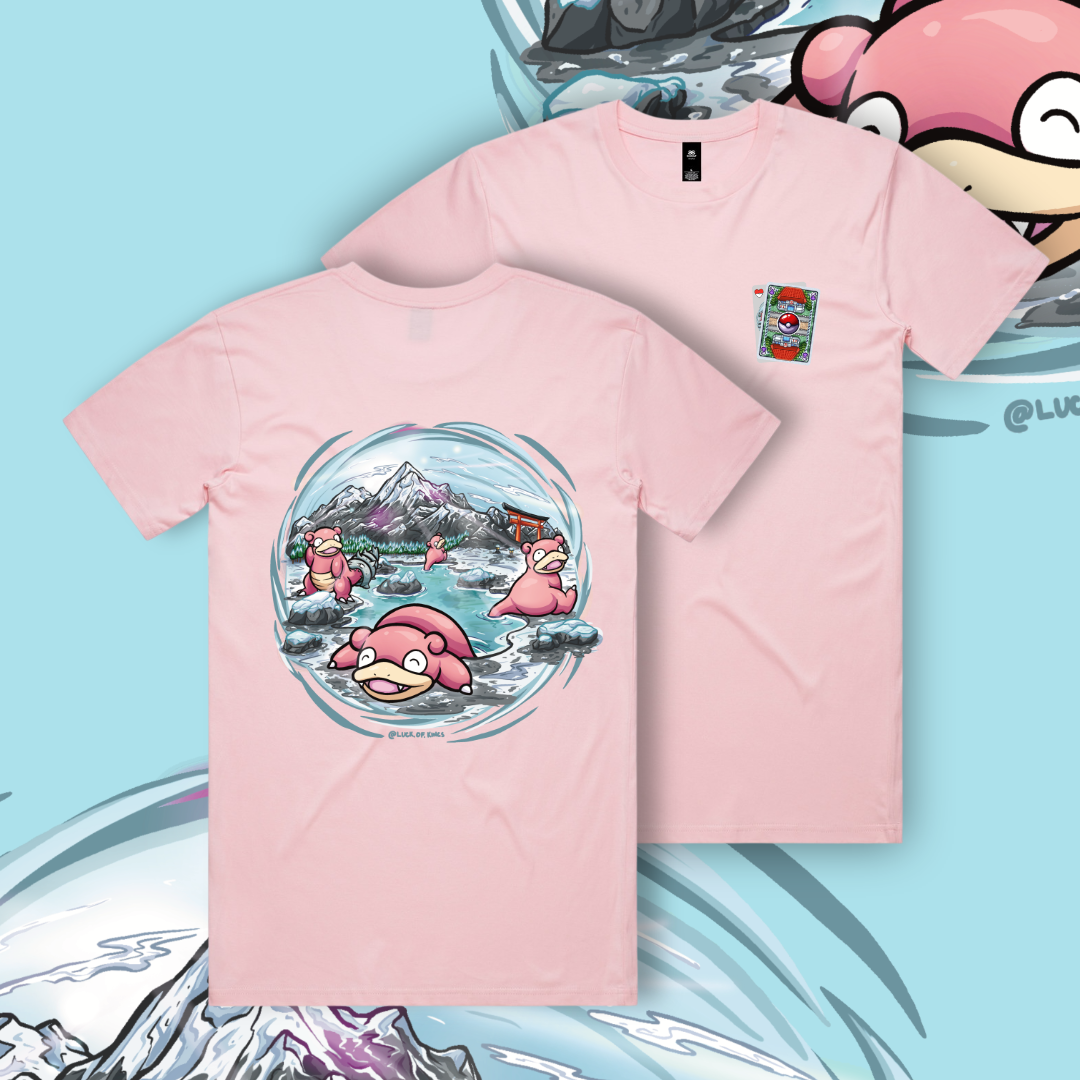 POKER:Mon Slow T-Shirt Pastle Pink - Luck of Kings Apparel