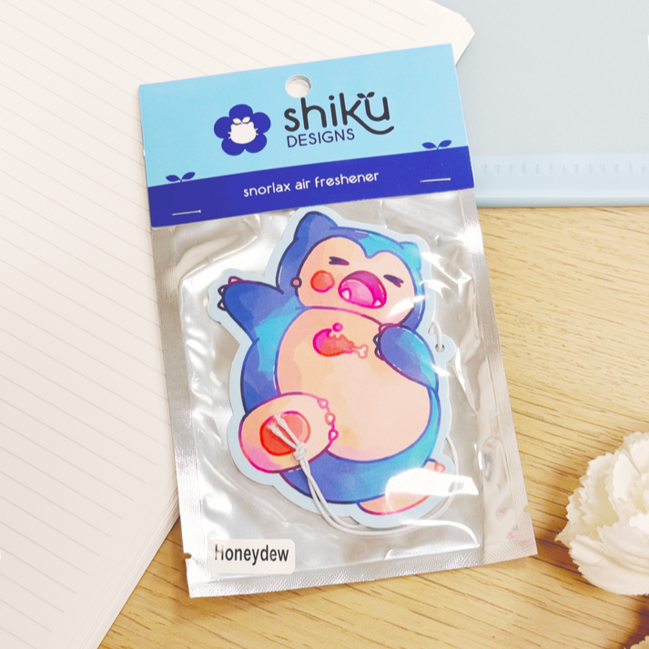Snorlax Air Freshener - Pop Culture Larrikin 