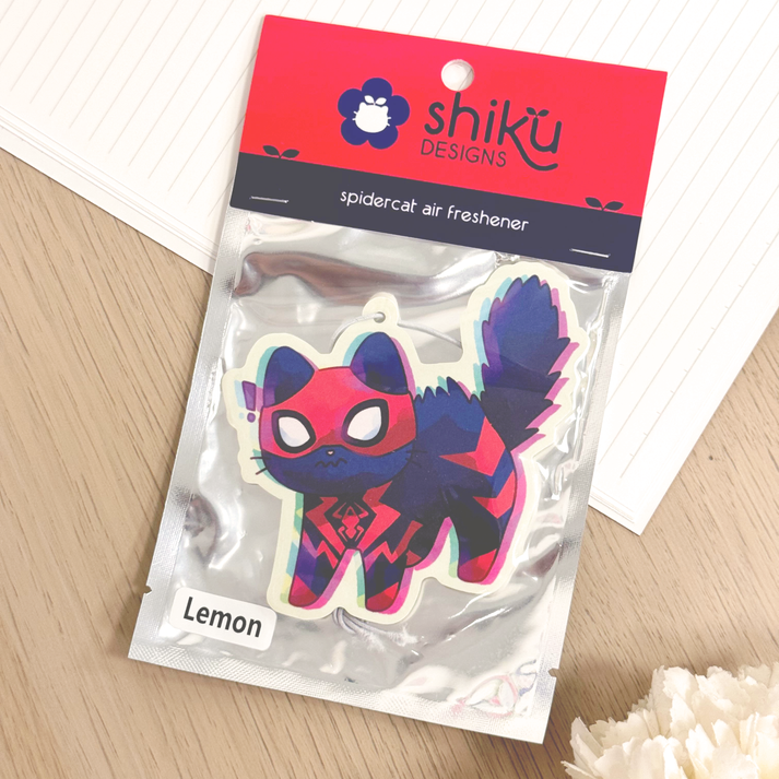 SpiderCat Air Freshener - Pop Culture Larrikin 