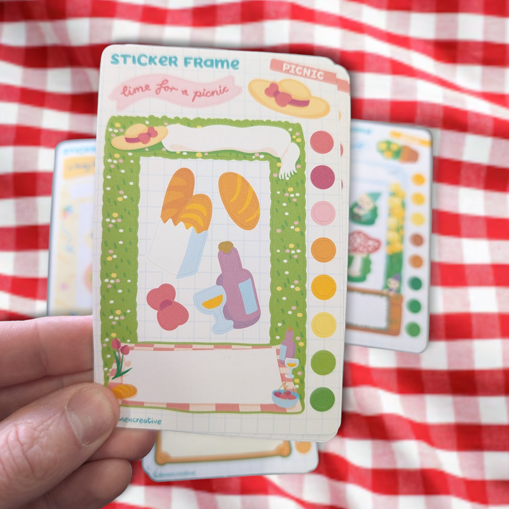 Artist Series - Sticker Frame Sheet - Dainencreative