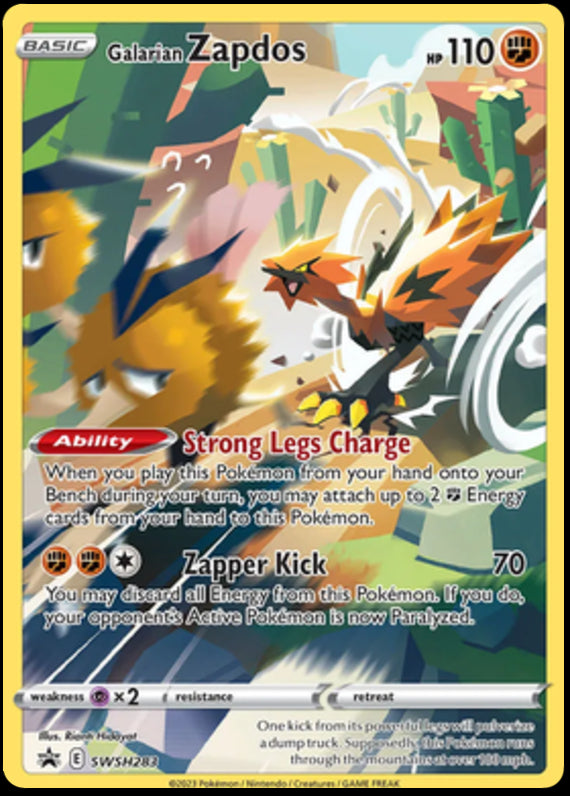 Image of Galarian Zapdos Sword and Shield Promos #SWSH283