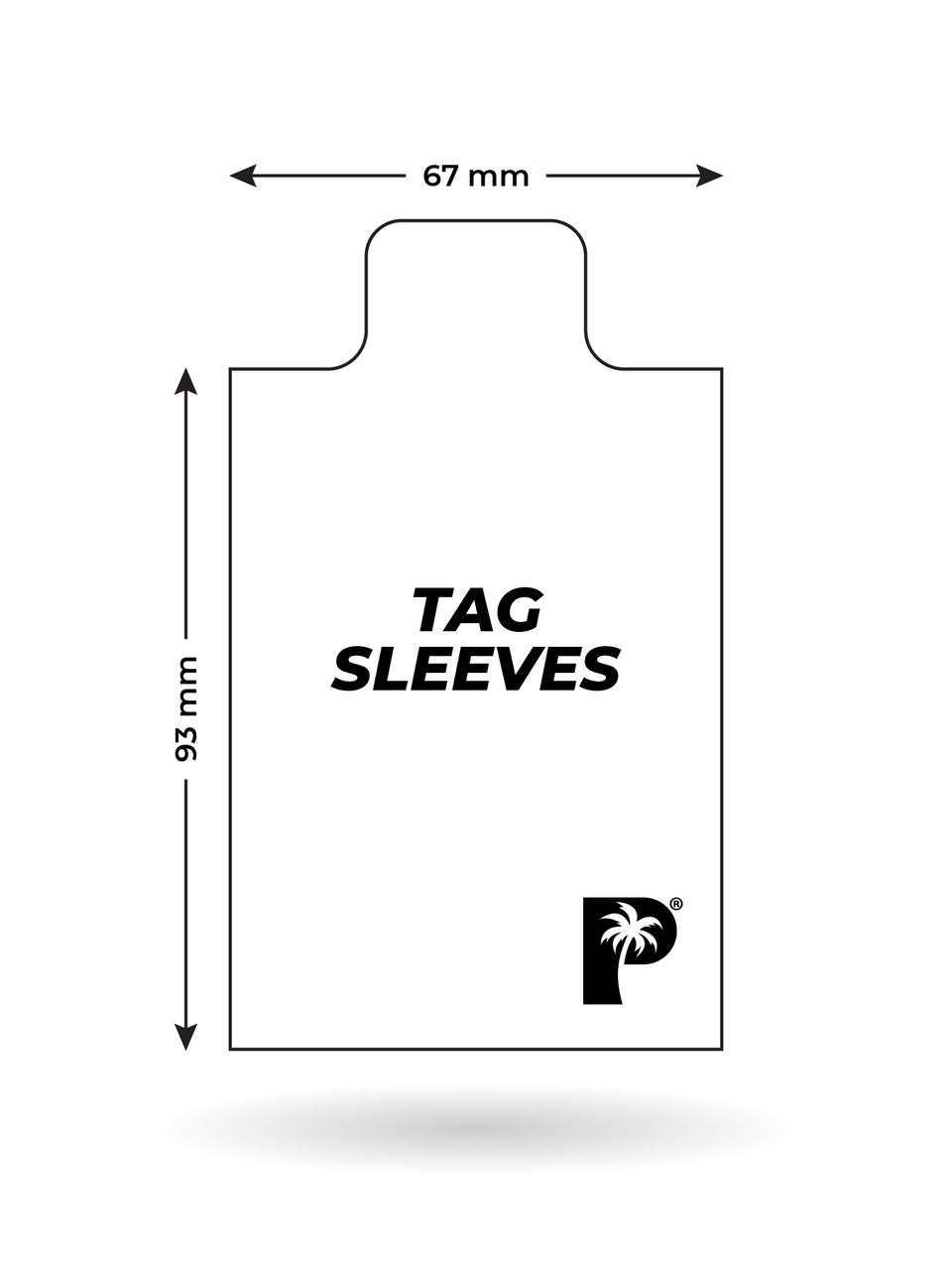 Tag Sleeves 100pc - Palms Off Gaming