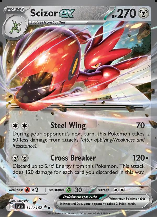 Image of Scizor ex Temporal Forces (TEF) #111