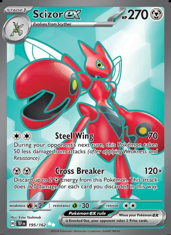 Image of Scizor ex Temporal Forces (TEF) #195
