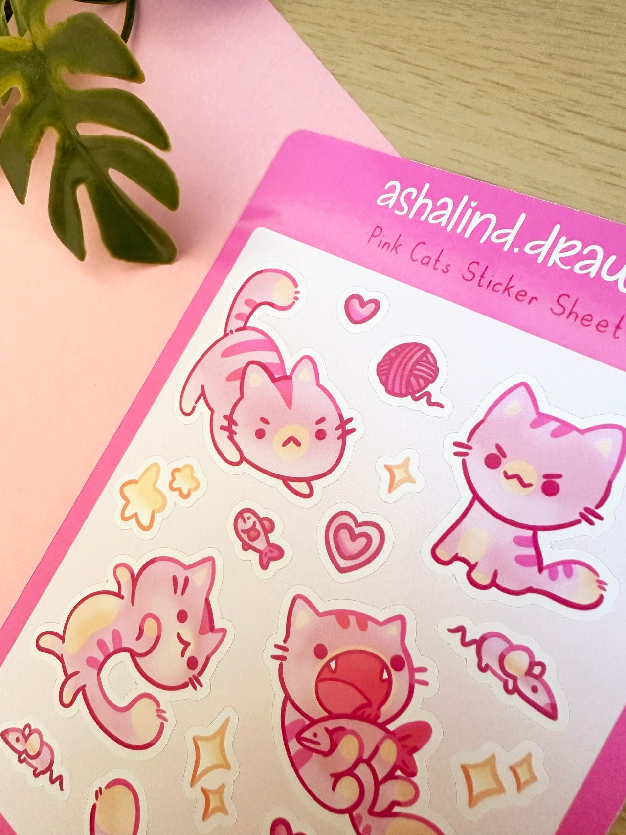 Sticker Sheets Cats! - @ashalind.draws