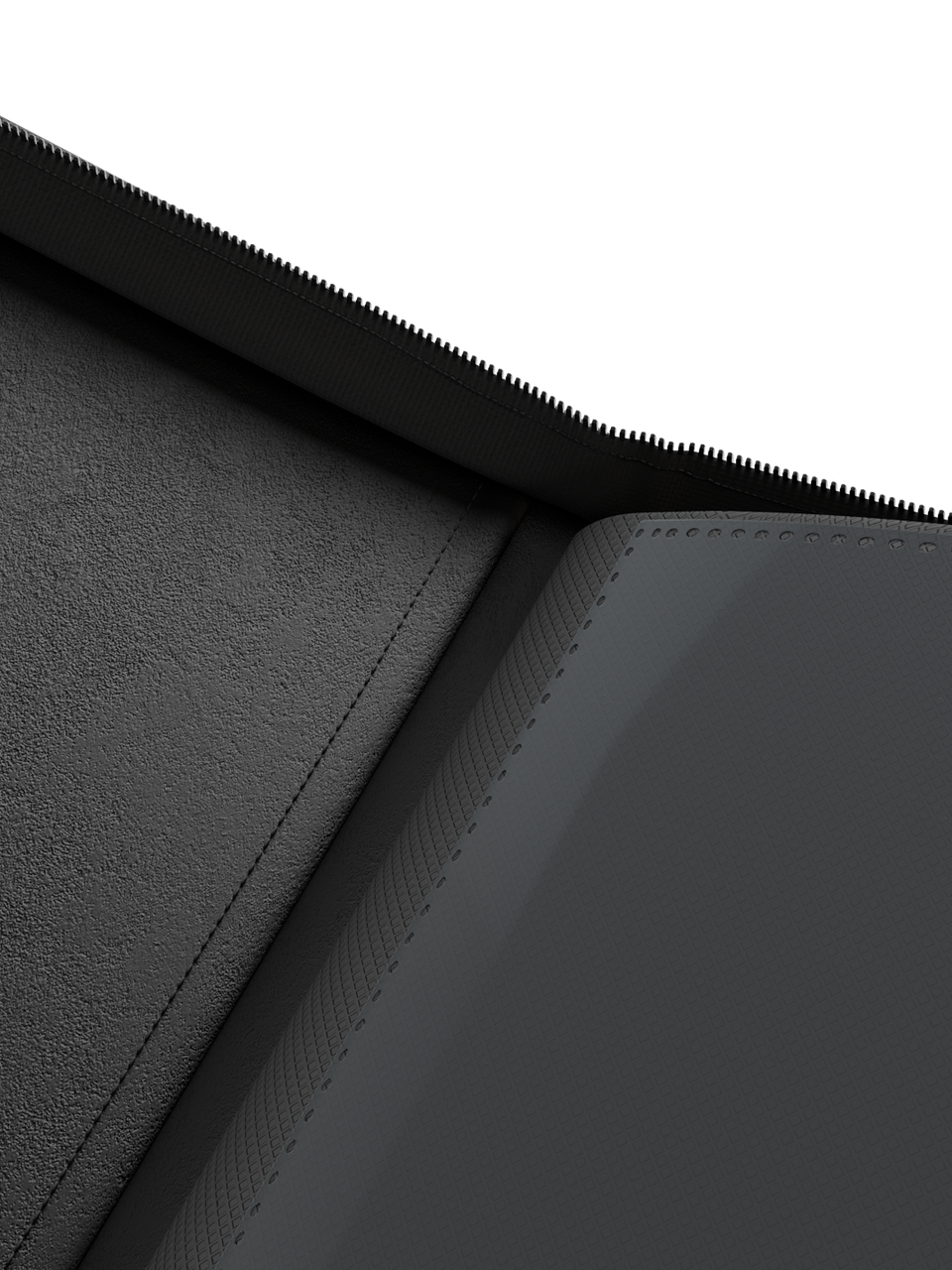 Collector's Series 9 Pocket Top Loader Zip Binder - Black - Palms Off Gaming
