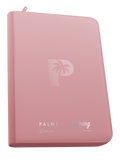 Collector's Series 9 Pocket Top Loader Zip Binder - Pink - Palms Off Gaming