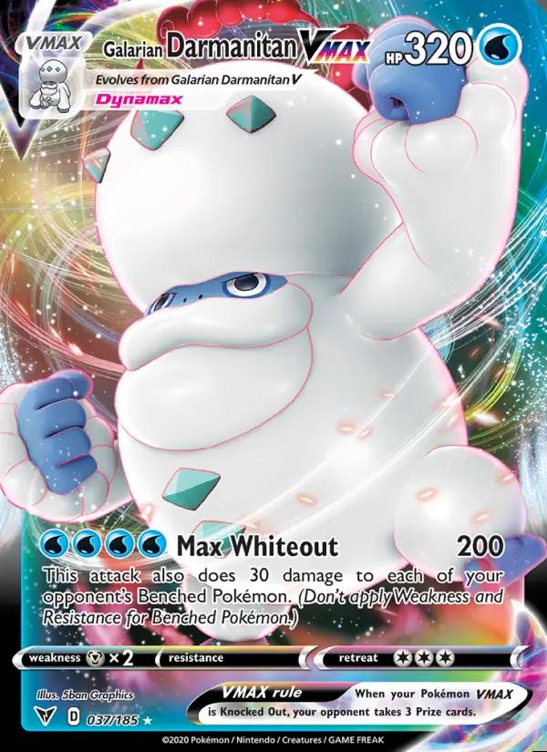 Image of Galarian Darmanitan VMAX Vivid Voltage (VIV) #037