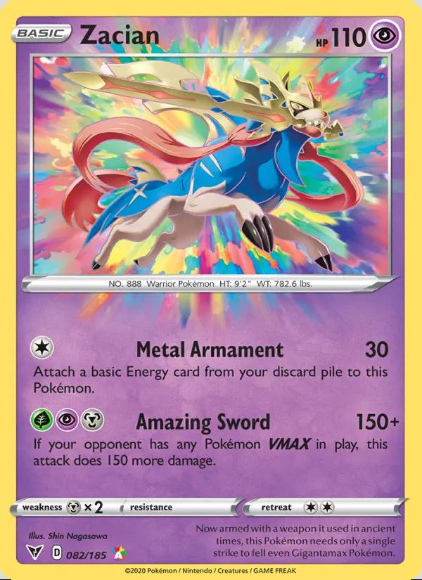 Image of Zacian Vivid Voltage (VIV) #082