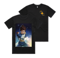 Dragon Ball Z Inspired Vegeta T-Shirt by Dmitriy Logunkov - Pop Culture Larrikin