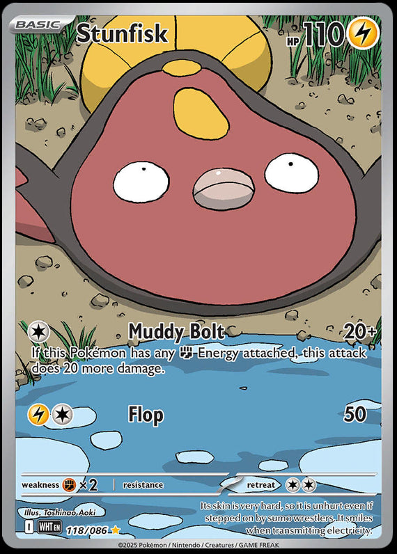 Image of Stunfisk White Flare (WHT) #118