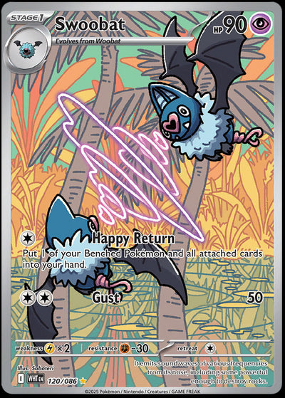 Image of Swoobat White Flare (WHT) #120