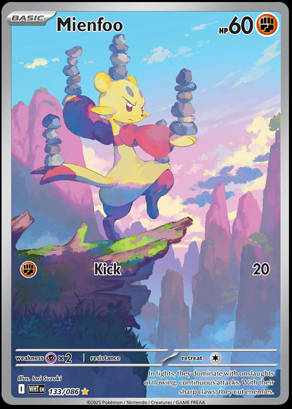 Image of Mienfoo White Flare (WHT) #133