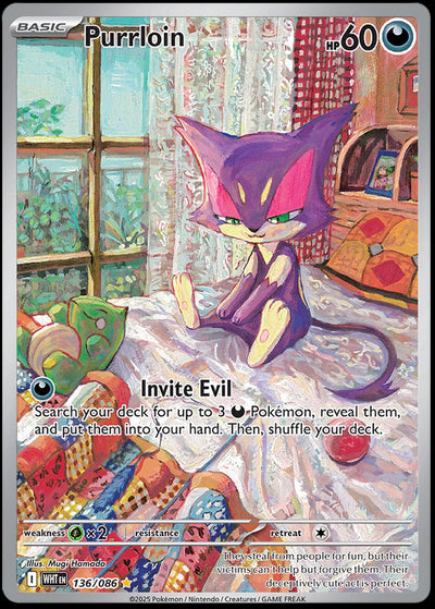 Image of Purrloin White Flare (WHT) #136