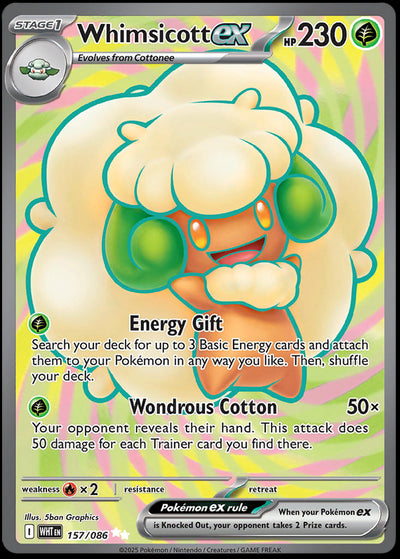 Image of Whimsicott ex White Flare (WHT) #157