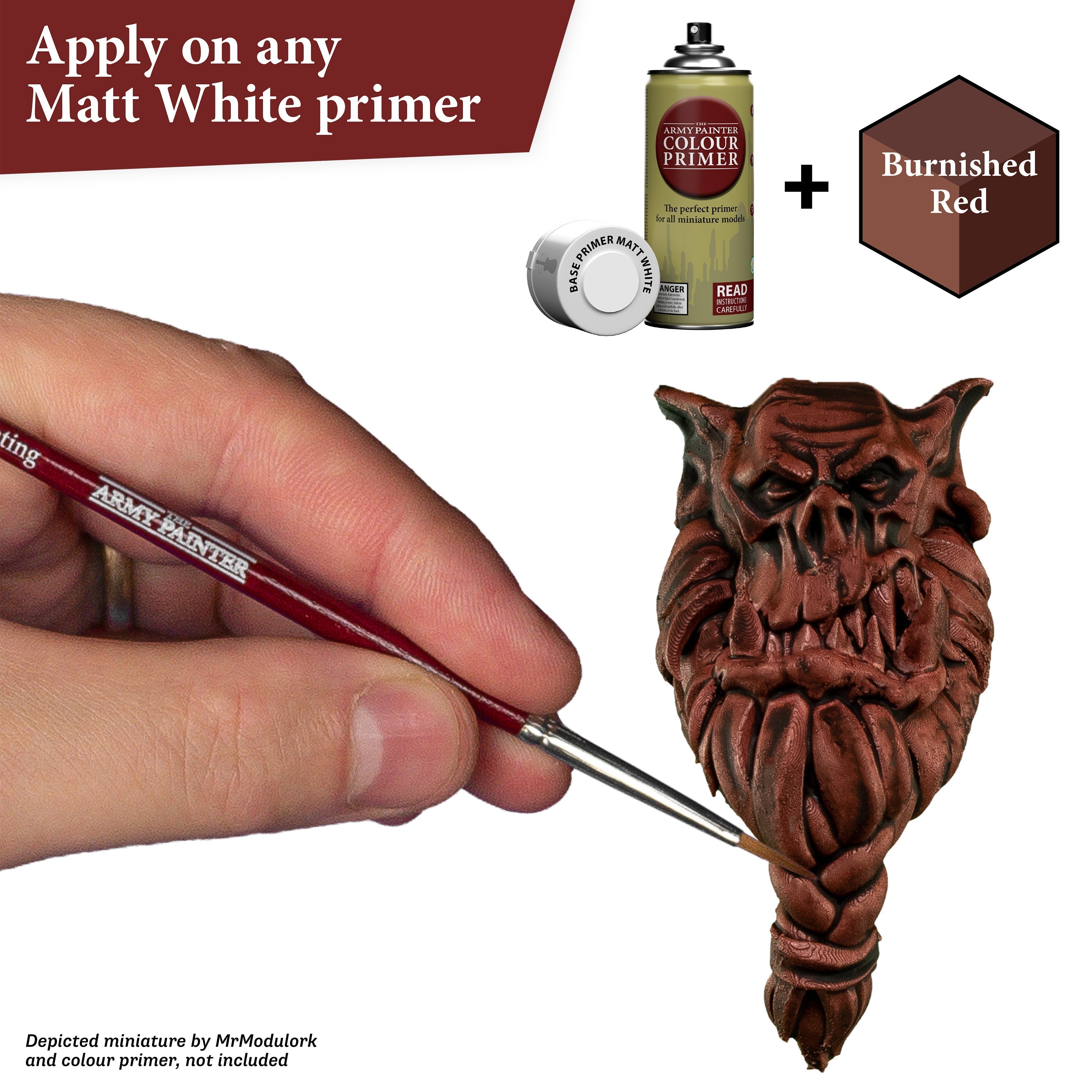 Army Painter Speedpaint Burnished Red - official in-use swatch