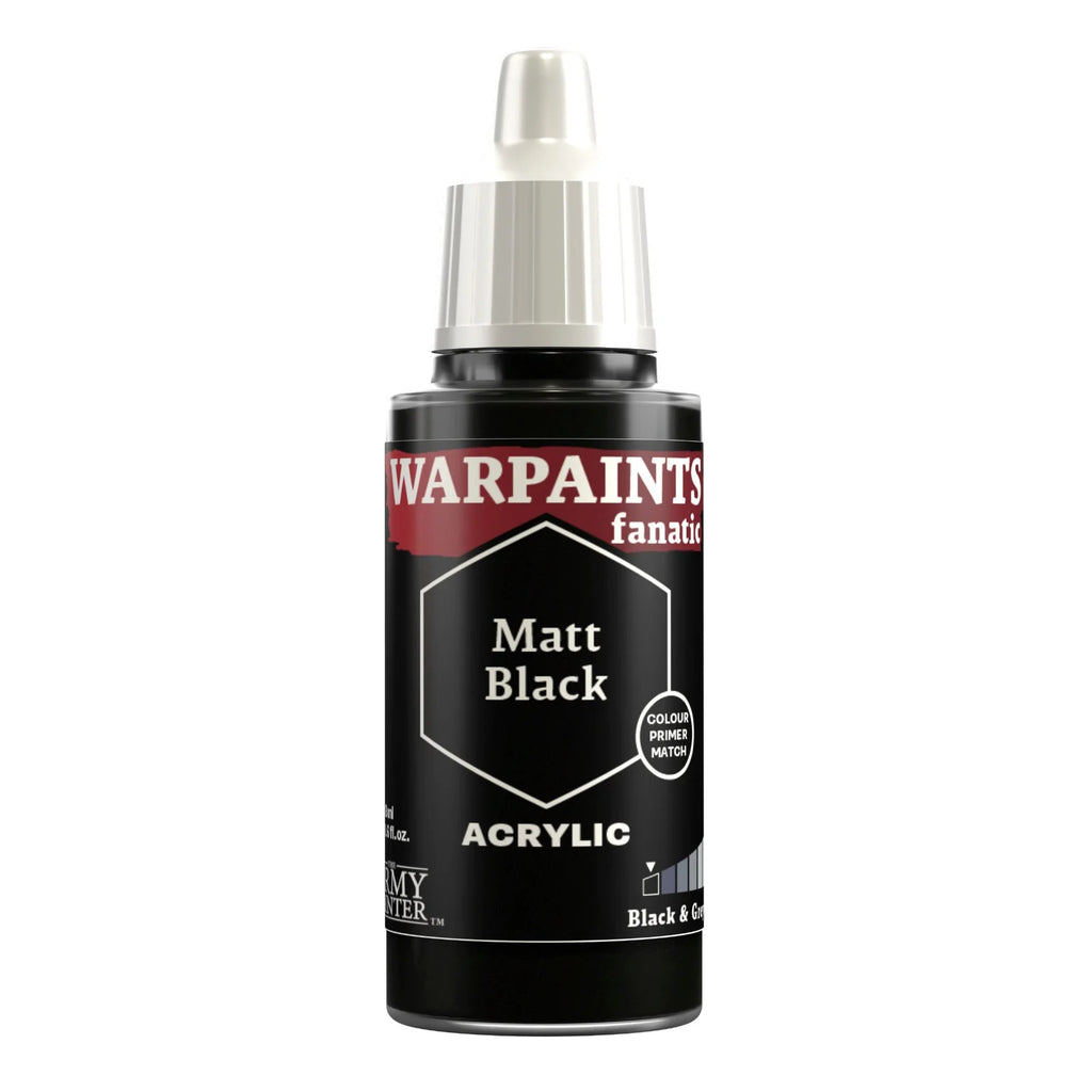 Image of Army Painter - Warpaints Fanatic - Matt Black - Pop Culture Larrikin 